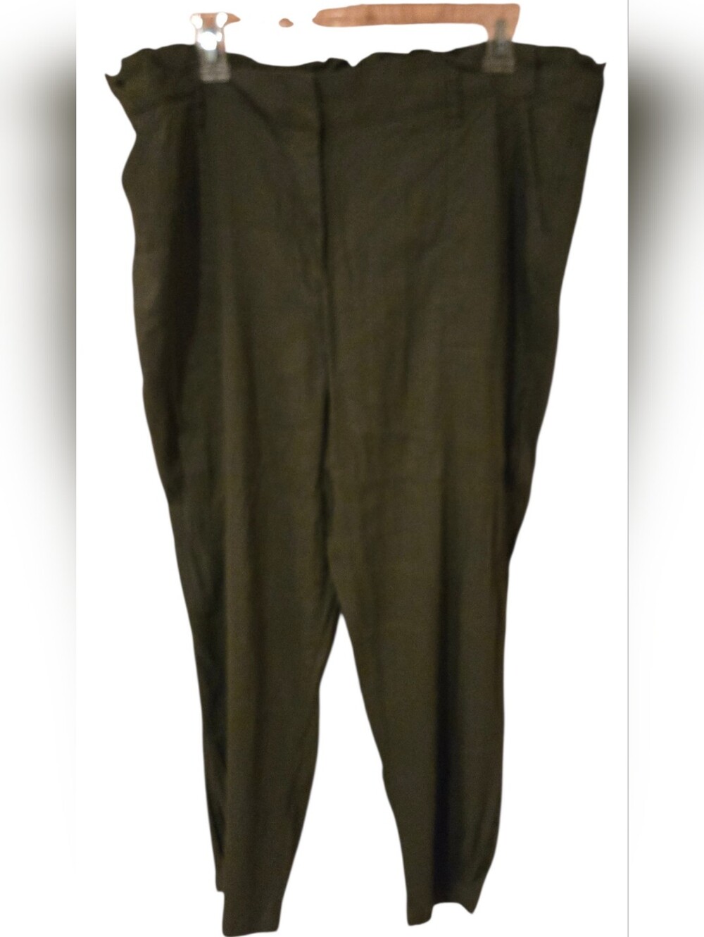 Calvin Klein Olive Green Linen Pants Size XL